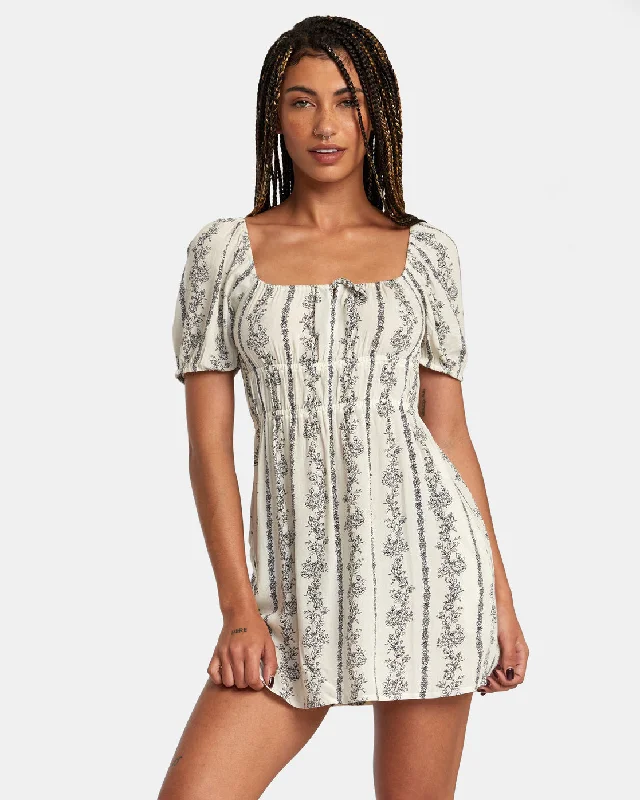 Limited Stock Fallen Mini Dress - Latte