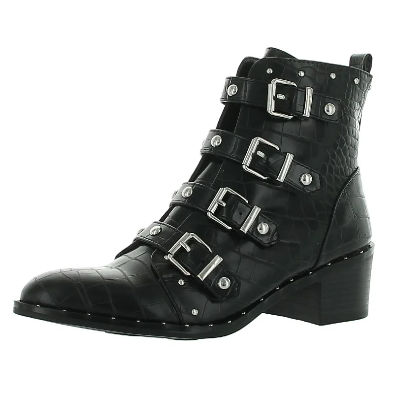 Major Savings Fergalicious Womens Haven Faux Leather Studded Ankle Boots