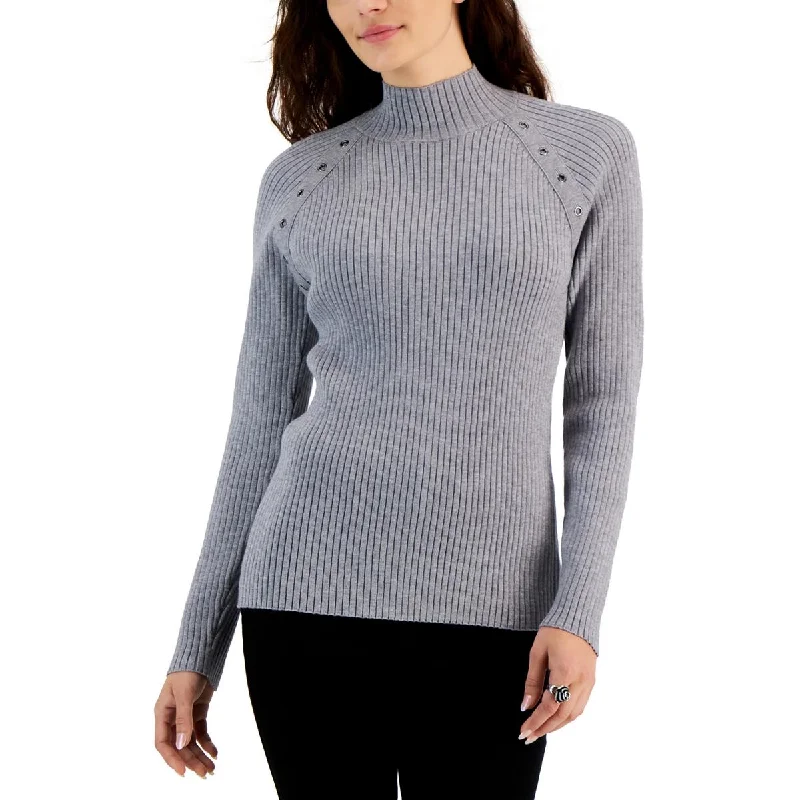 New Deals Fever Womens Ribbed Knit Holiday Pullover Sweater