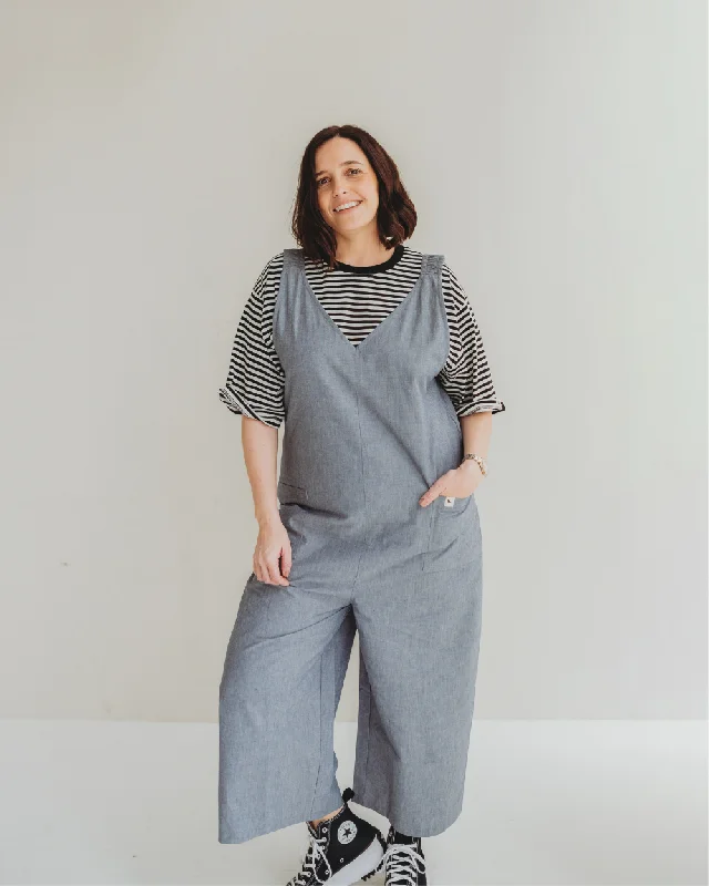 Quick Sale Grace Chambray Dungarees