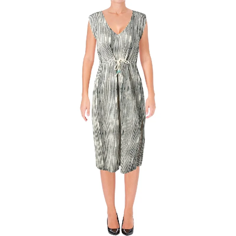 Sale Event Grey State Womens Juniors Catalina Linen Blend Sleeveless Casual Dress