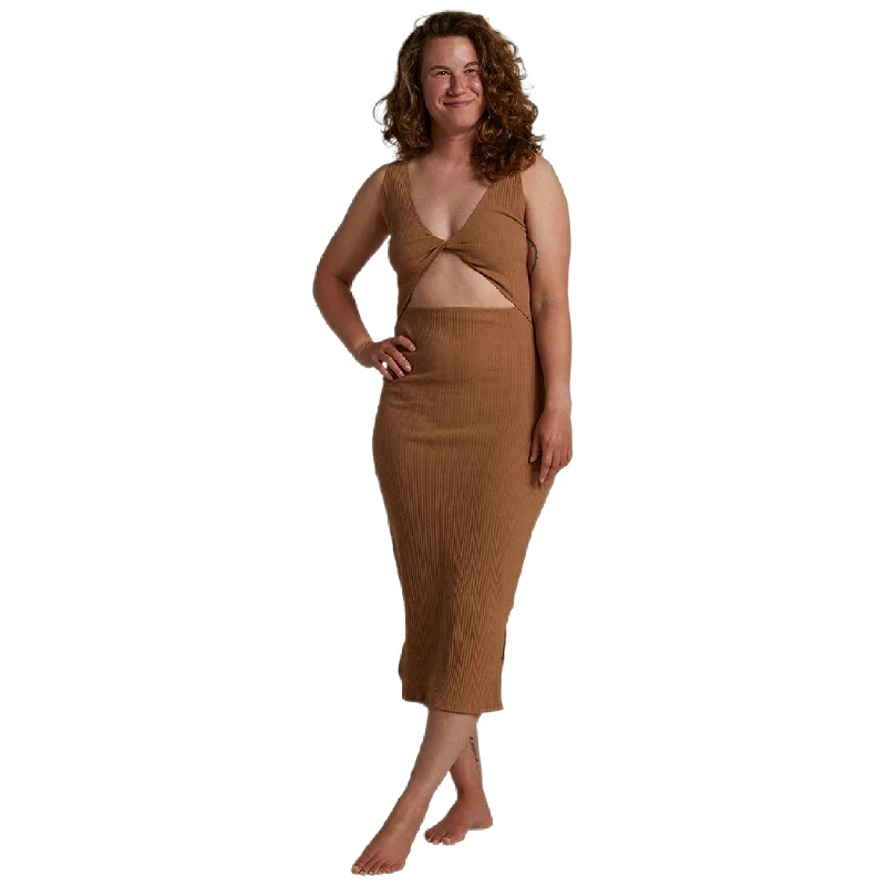 Best Seller Womens Holoholo Midi Dress - Coconut