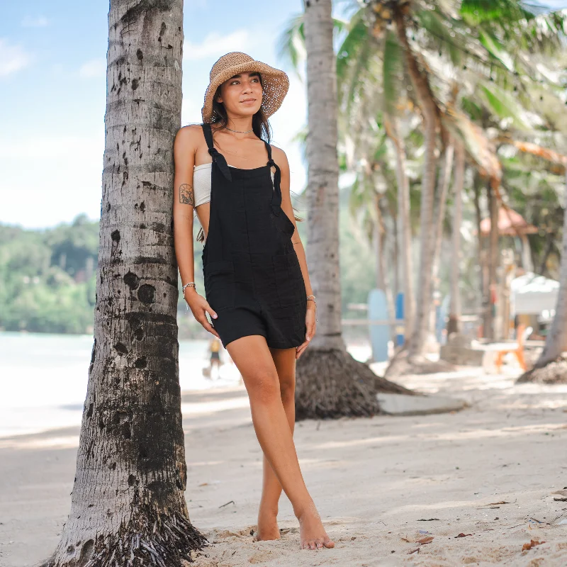 Hurry In LOTUS AND LUNA X HIC ROMPER - BLACK