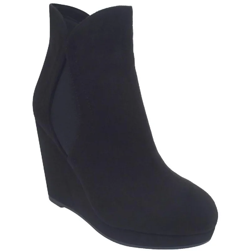 Don’t Miss Out Impo Womens Tadich  Ankle Faux Suede Wedge Boots