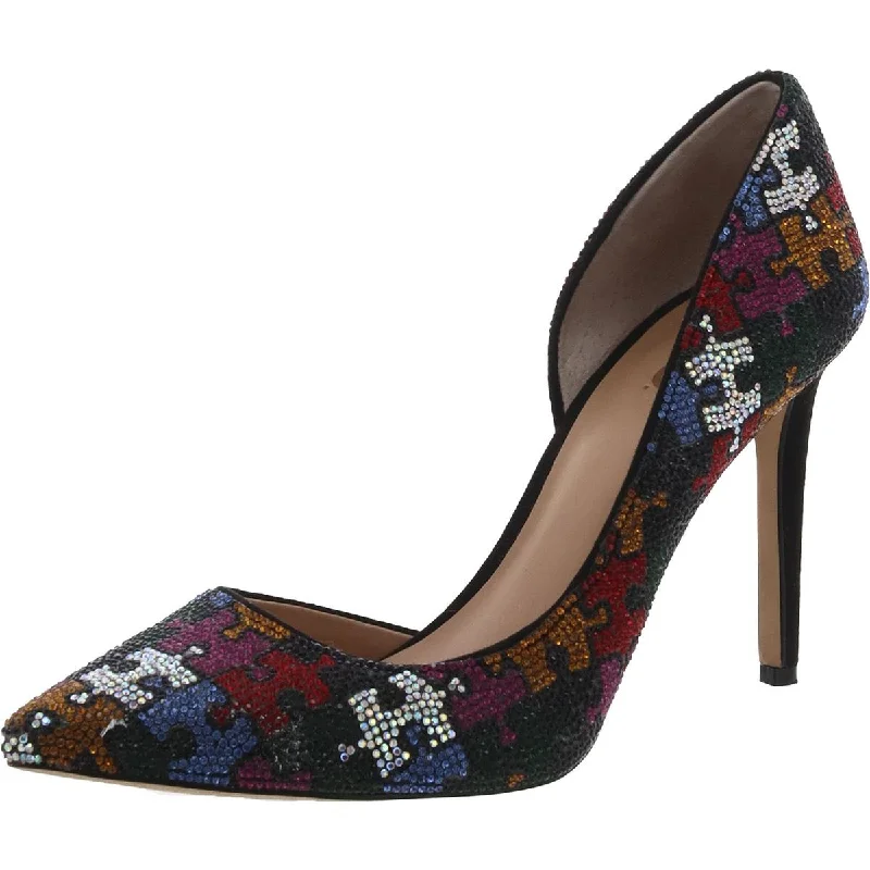 Reduced Prices INC Womens Kenjay 57 Rhinestone D'Orsay Heels