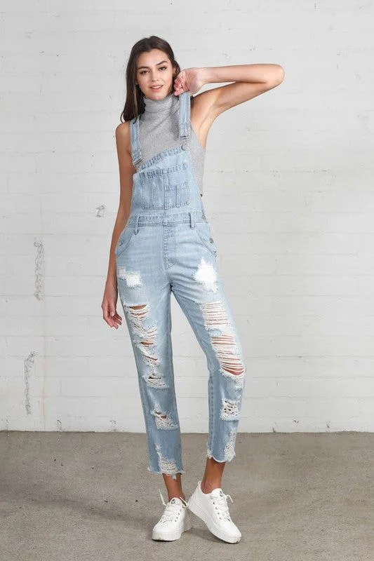 Exclusive Offers Insane Gene Heavy Distressed Straight Fit Overall