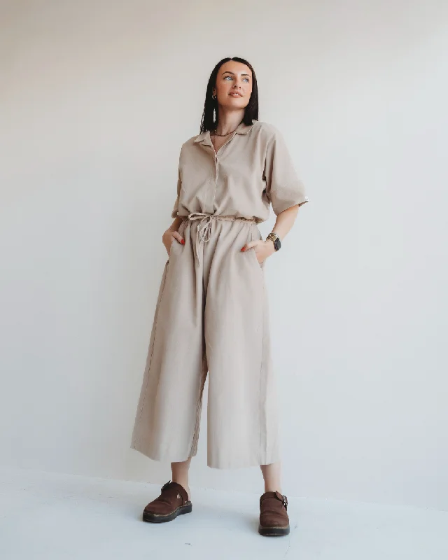 Super Deal Iris Stone Cord Jumpsuit