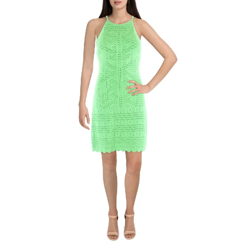 Price Reduction Jonathan Simkhai Womens Summer Mini Halter Dress