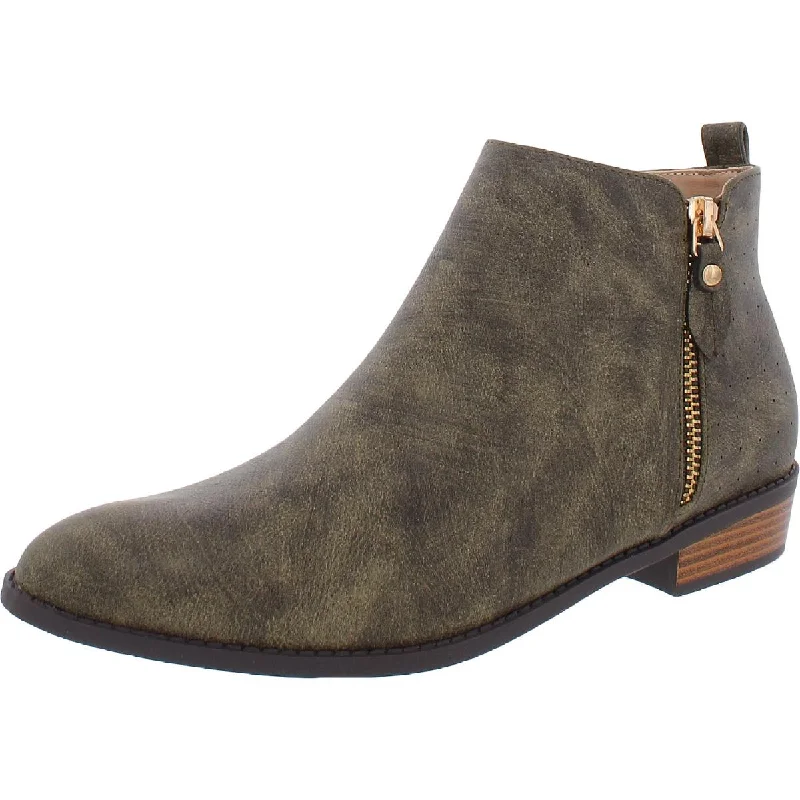 Don't Wait Journee Collection Womens Casual Almond-toe Ankle Boots