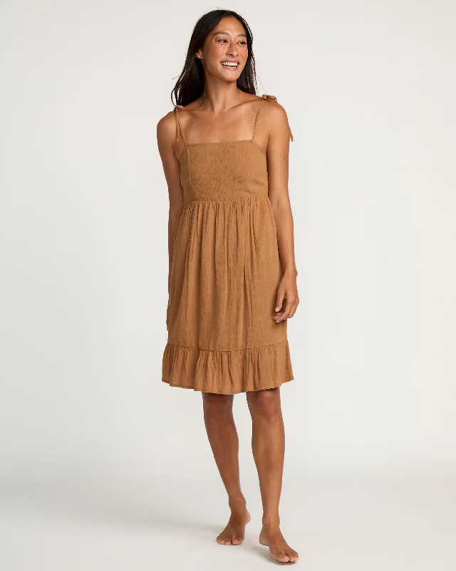 Stock Up and Save Womens Lahaina Mini Dress - Coconut