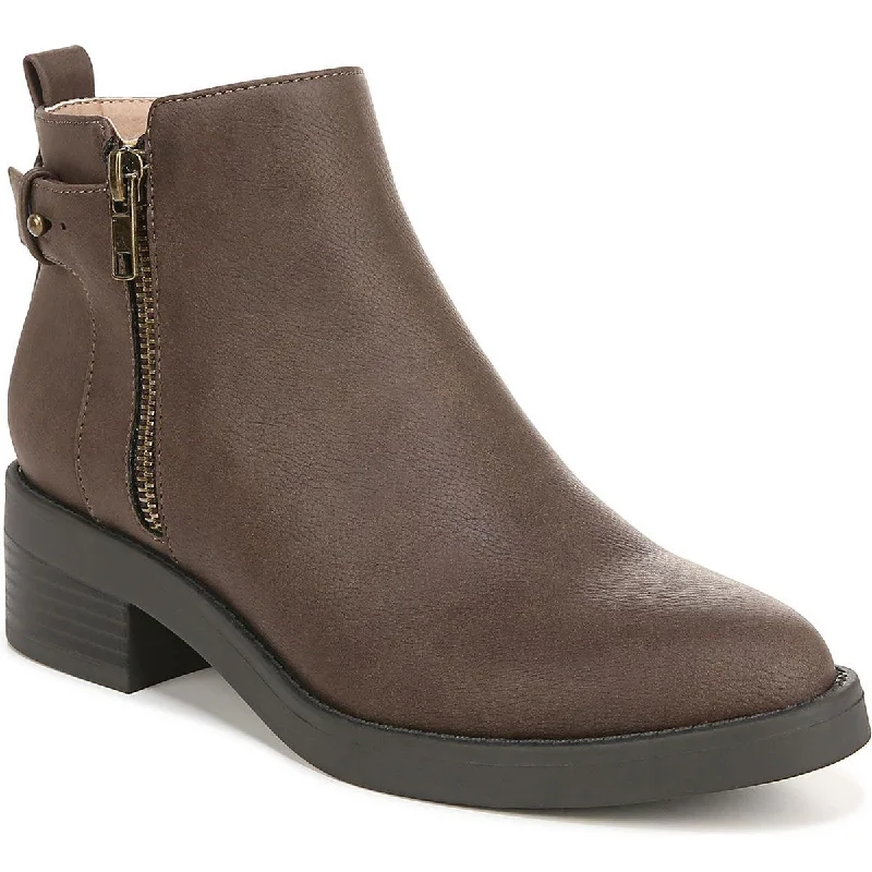 The Best Prices LifeStride Womens Bonus Faux Leather Block Heel Ankle Boots