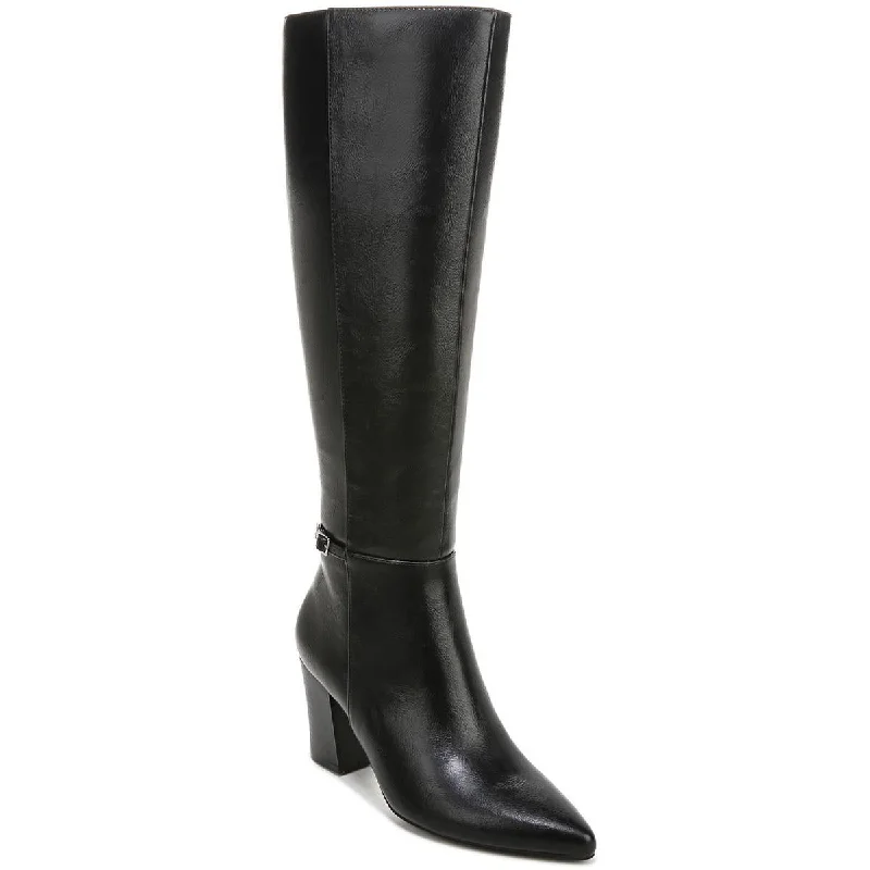 Flash Deals LifeStride Womens Stratford Faux Leather Wide Calf Knee-High Boots