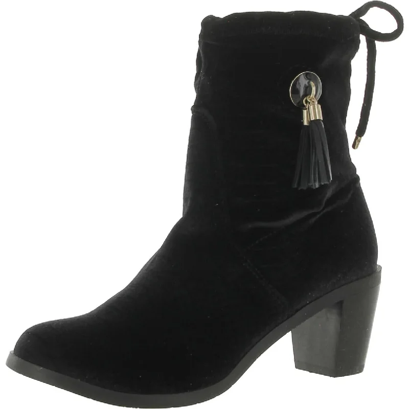 Savings Event Lindsay Phillips Womens Velvet Ankle Booties