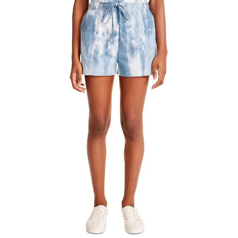 Deal Dash Madden Girl Womens Tie-Dye Drawstring Shorts