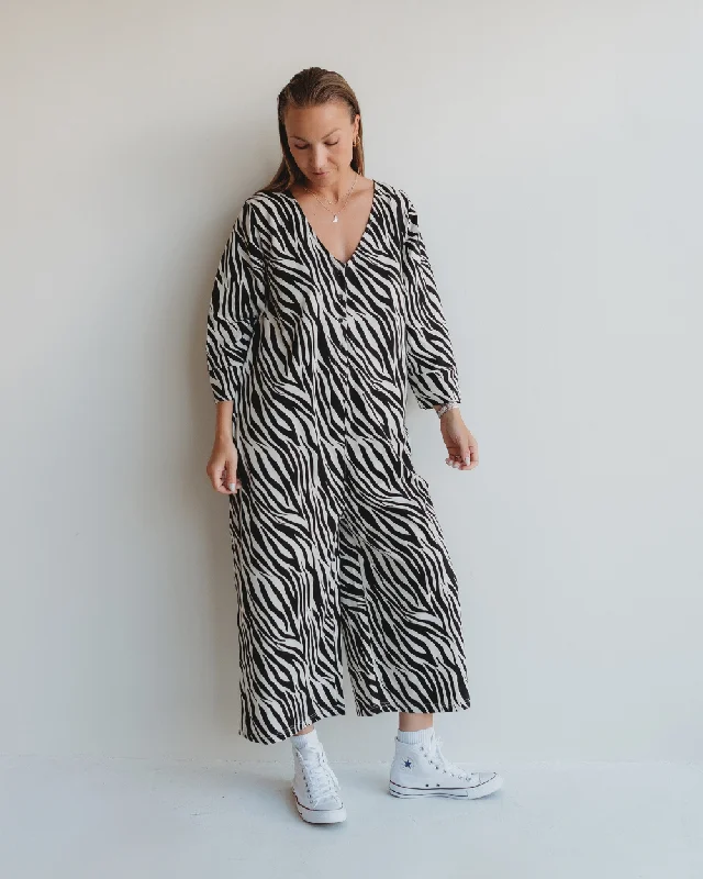 Today’s Deal Mai Zebra Print Jumpsuit