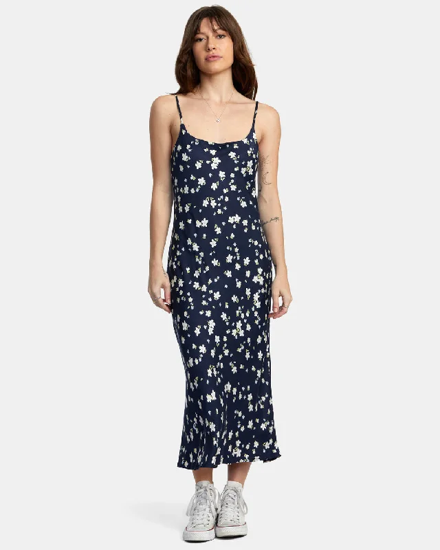 Stock Up and Save Maiden Midi Dress - Moody Blue