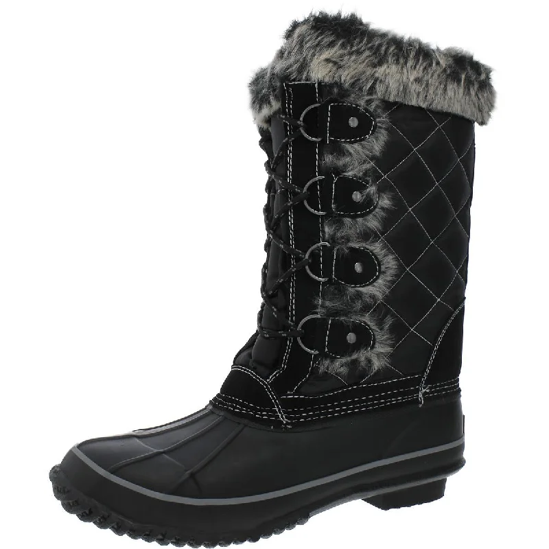 Fantastic Offers Maine Woods Womens Nicole Quilted Lace-Up Winter & Snow Boots