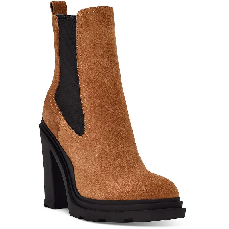 Deal Mania Marc Fisher LTD Womens Ramio  Pull On Leather Chelsea Boots