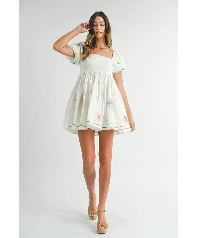 Act Now Pocket Full of Posies Mini Dress