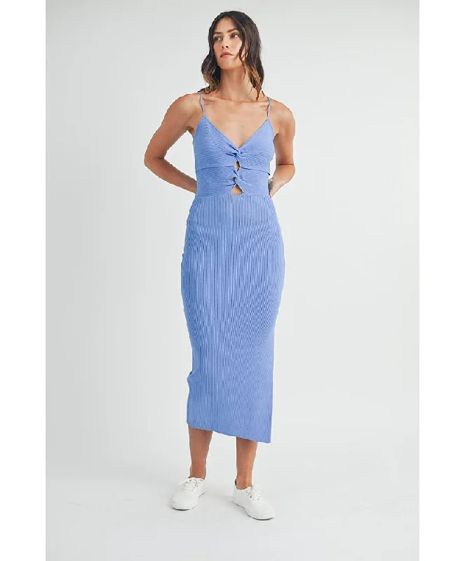 Hot Deal Kate Front Cutout Knit Midi Dress