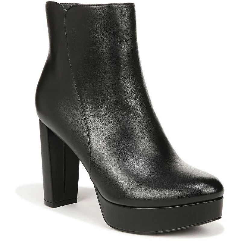 Today’s Deal Naturalizer Womens Flavio Zipper Platform Ankle Boots