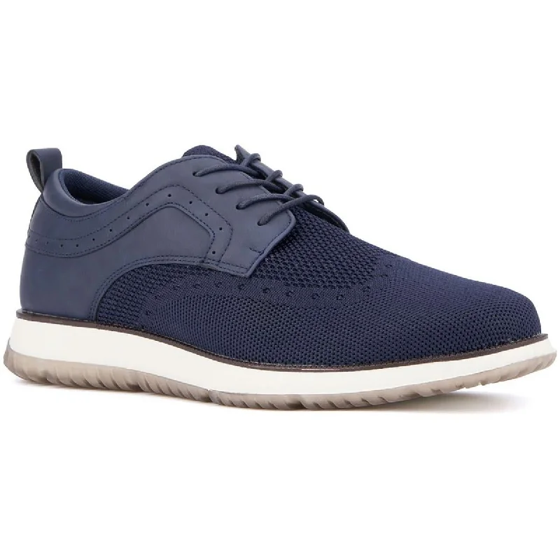 Price Drop New York & Company Mens WILEY Faux Suede Pointed toe Casual And Fashion Sneakers