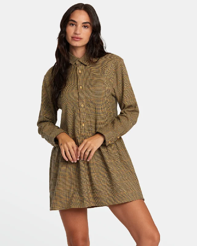 Mega Sale Not Today Mini Dress - Tan