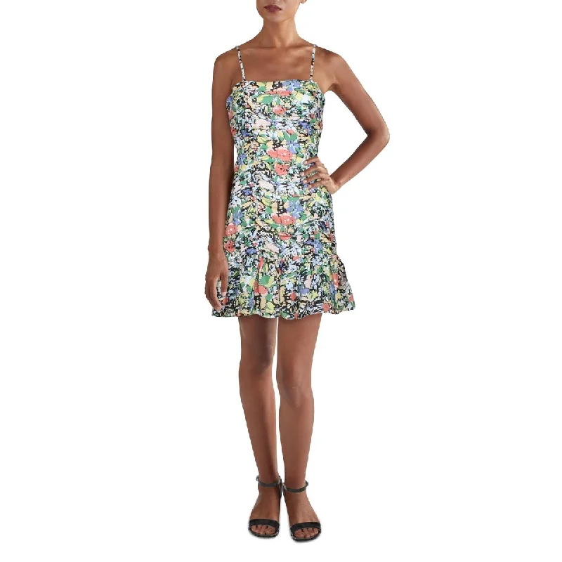 Price Reduction Parker Womens Julie Silk Drapey Mini Dress