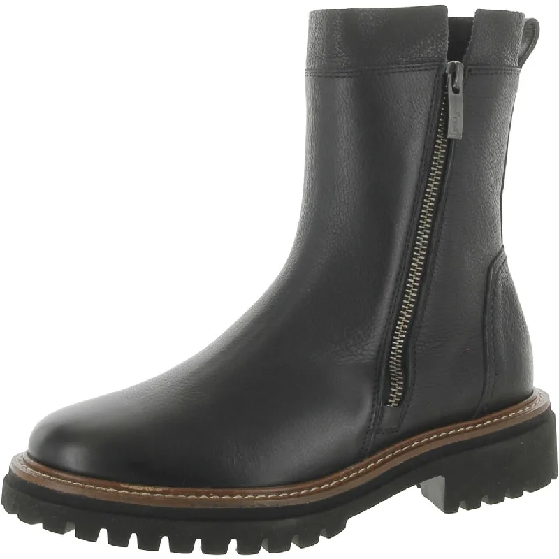 Instant Discount Paul Green Womens Justine Bootie Zipper Lug Sole Combat & Lace-up Boots
