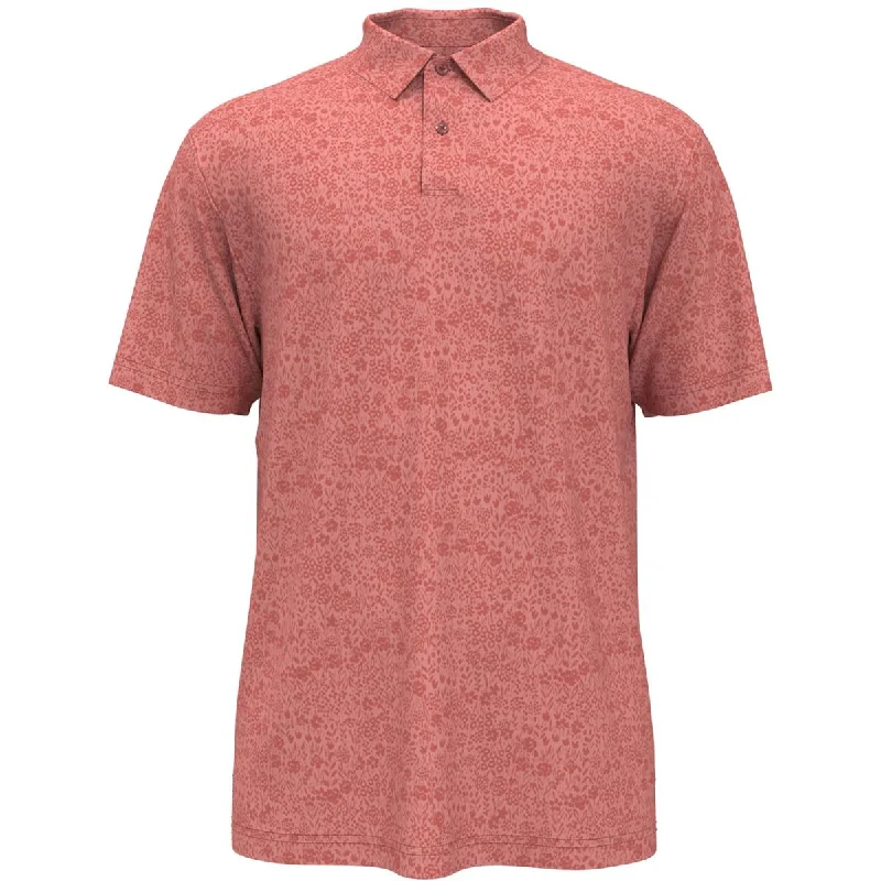 Hurry In PGA Tour Mens Animal Print Knit Polo
