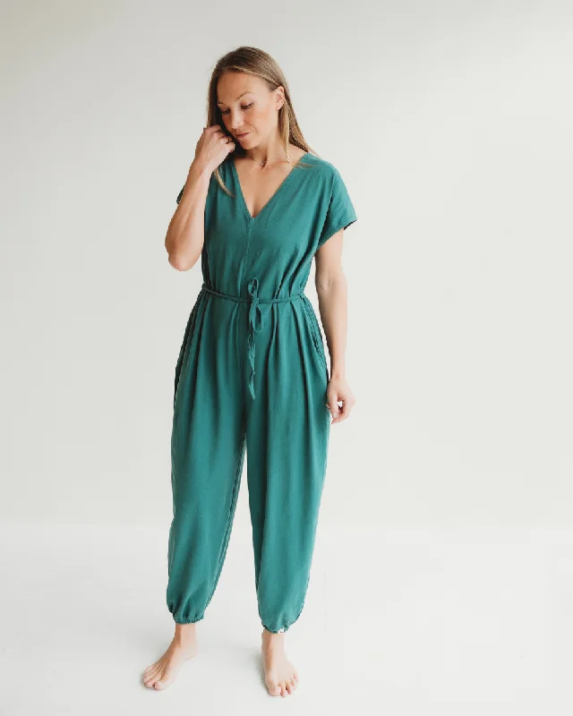 Price Reduction Rita Emerald Jumpsuit