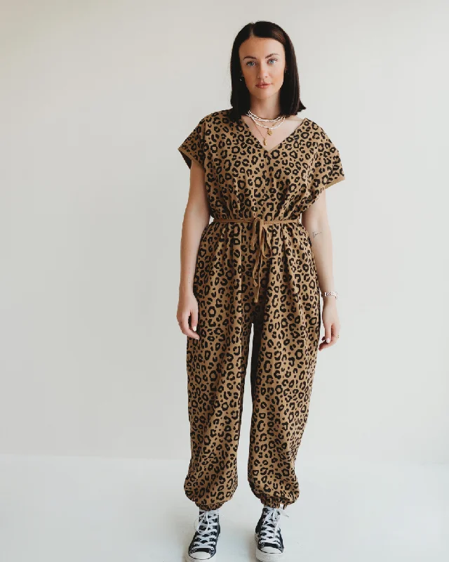 The Best Prices Rita Tie Back Mini Animal Print Jumpsuit