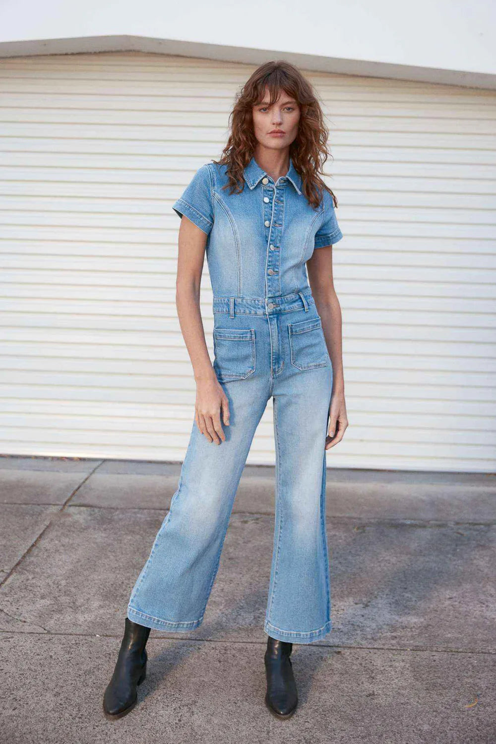Bargain Blast Rolla's Sailor Jumpsuit Ranch Mid Vintage Blue