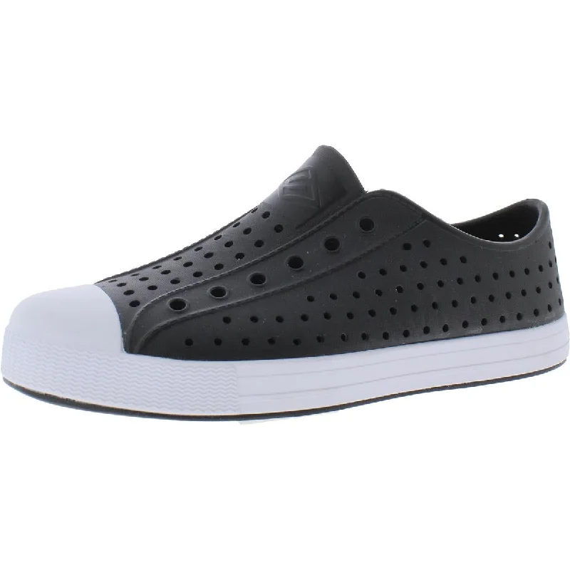 Crazy Deals SAGUARO Womens Perforated Round Toe Slip-On Sneakers