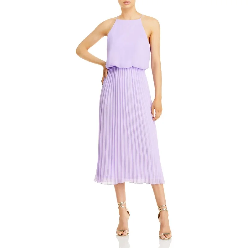 Instant Discount Sam Edelman Womens Shutter Pleat Midi Dress