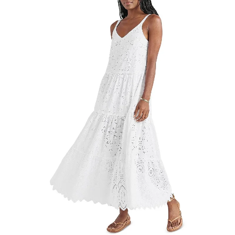 Year-End Clearance Splendid Womens Wynona Cotton Eyelet Maxi Dress