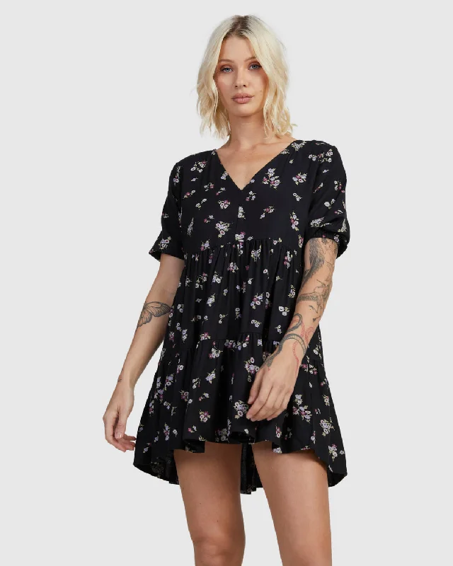 Sale Event Sprinkle Vienna Mini Dress - RVCA Black