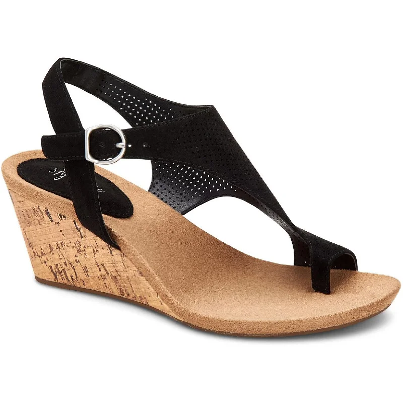 Instant Savings Style & Co. Womens Maddyson Breathable Ankle Strap Heels