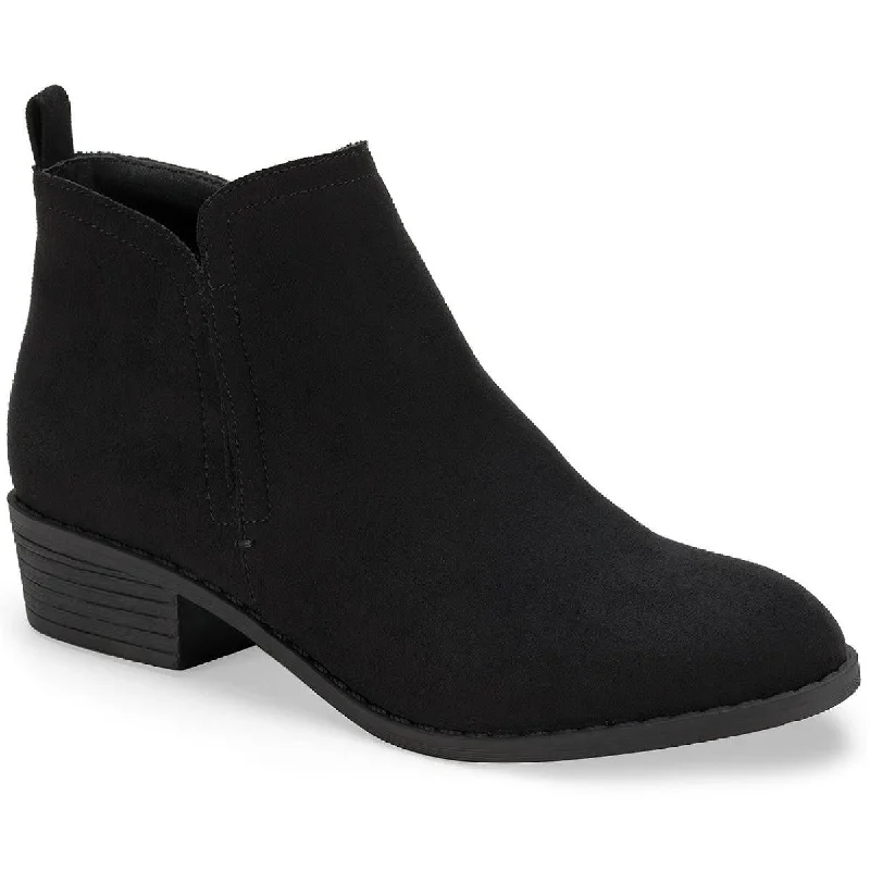 Crazy Deals Sun + Stone Womens Cadee Zipper Ankle Booties
