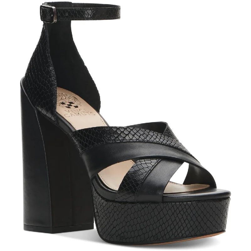 Price Cut Vince Camuto Womens GRUELIE Comfort Insole Platform Block Heels
