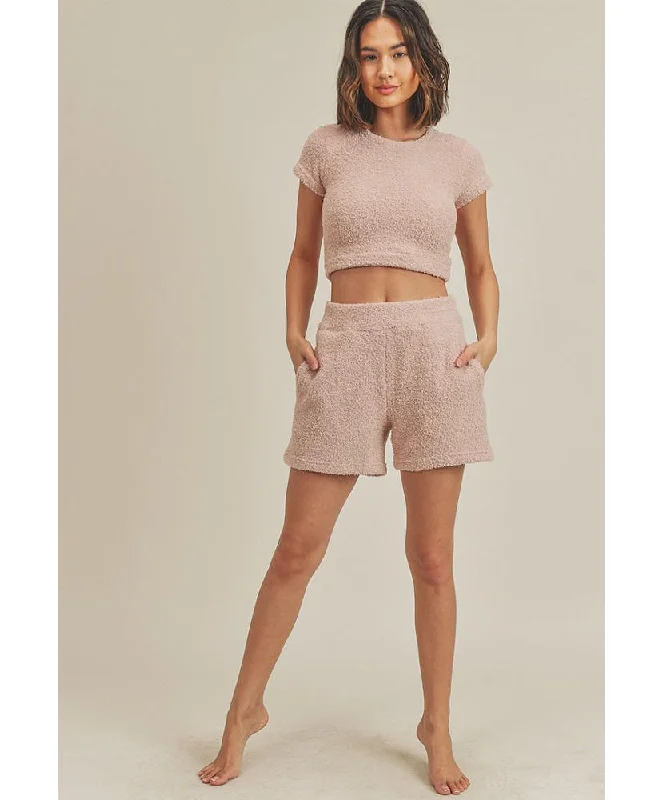Crazy Savings Day Dreaming Crop Top & Shorts Set